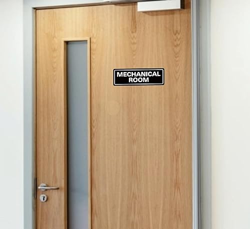 Miniatura 5 de Letrero mecánico para habitación  Letrero de habitación de equipos, material acrílico duradero de alta calidad, autoadhesivo súper fuerte,