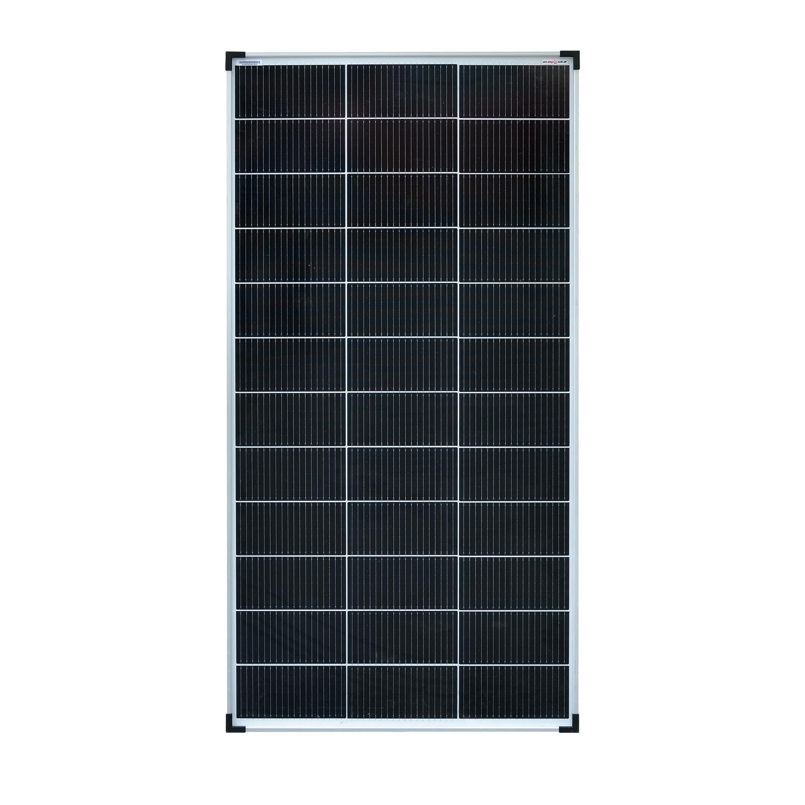 enjoy solar® Panneau solaire monocristallin TOPCon 200W 12V – Rendement élevé de 25.5% | Cellules solaires 210mm à 18 busbars | Idéal pour camping-car, installation de balcon, abri de jardin et bateau