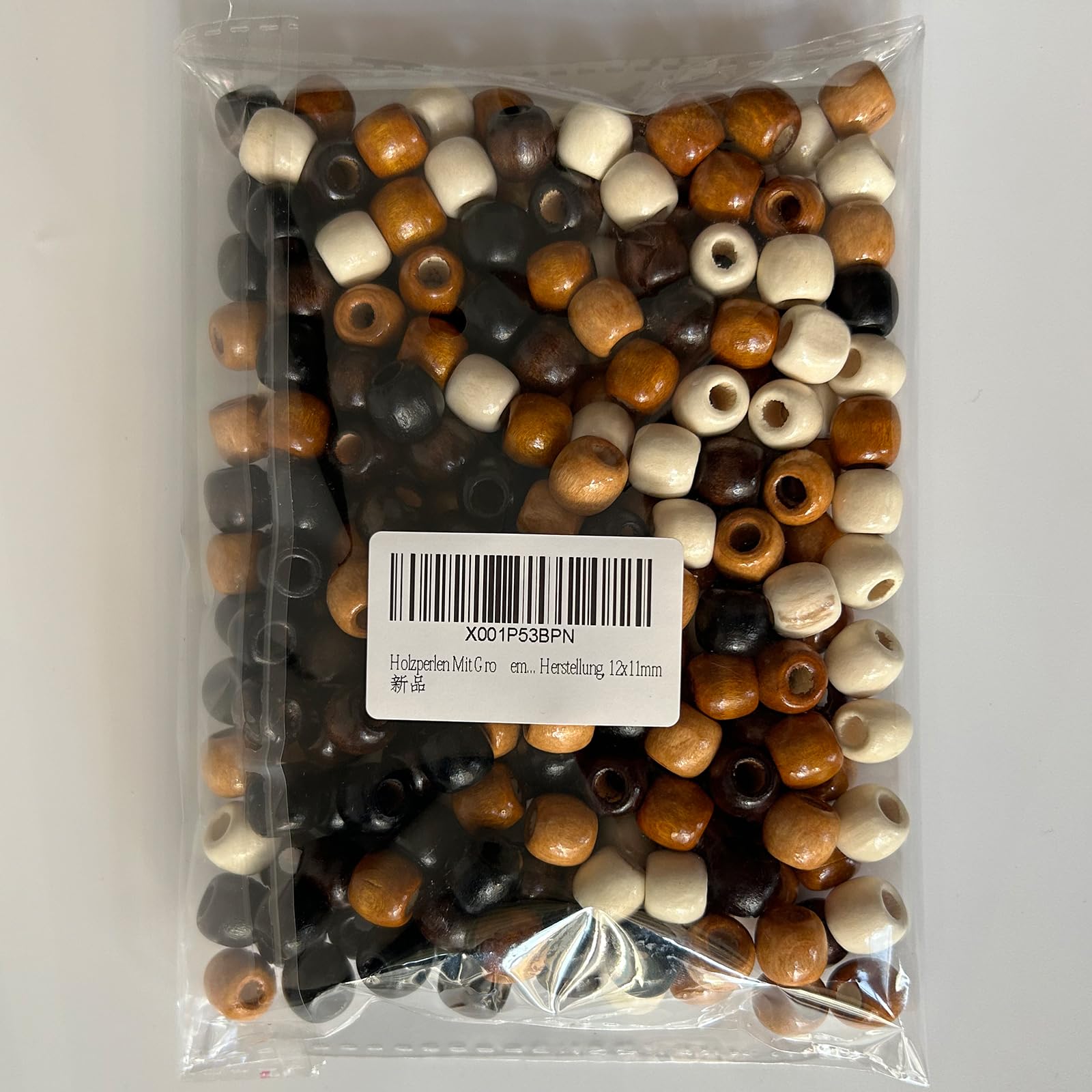 Perline In Legno Naturale Per Macramè: Ovali E A Barile (15 X