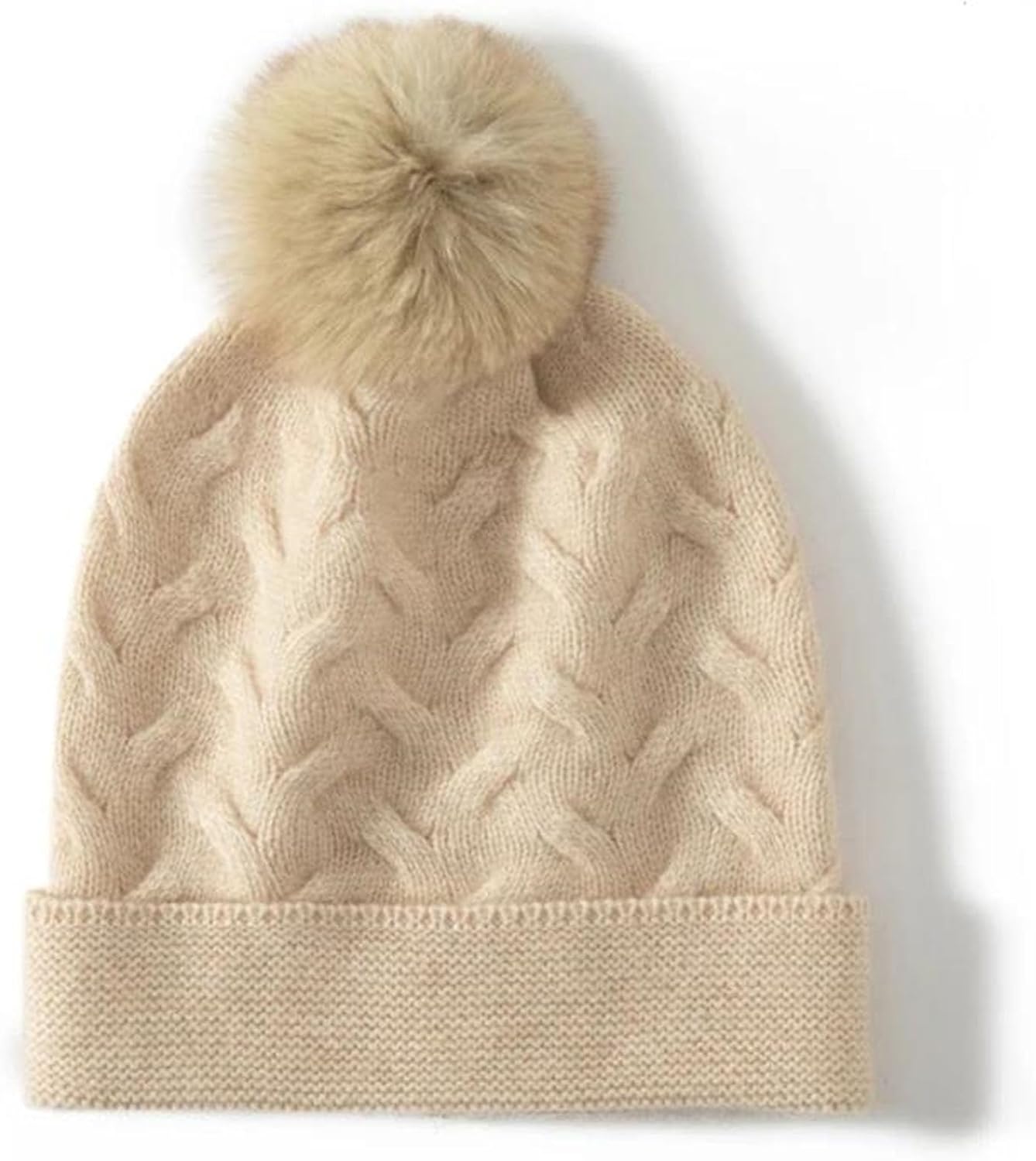 Women's Lightweight Warm Beanie Winter Cold Weather Casual Knitted Hat Solid Color Slouchy Skull Cap