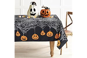 Halloween Table Cover: Rectangle of Spooky Enchantment