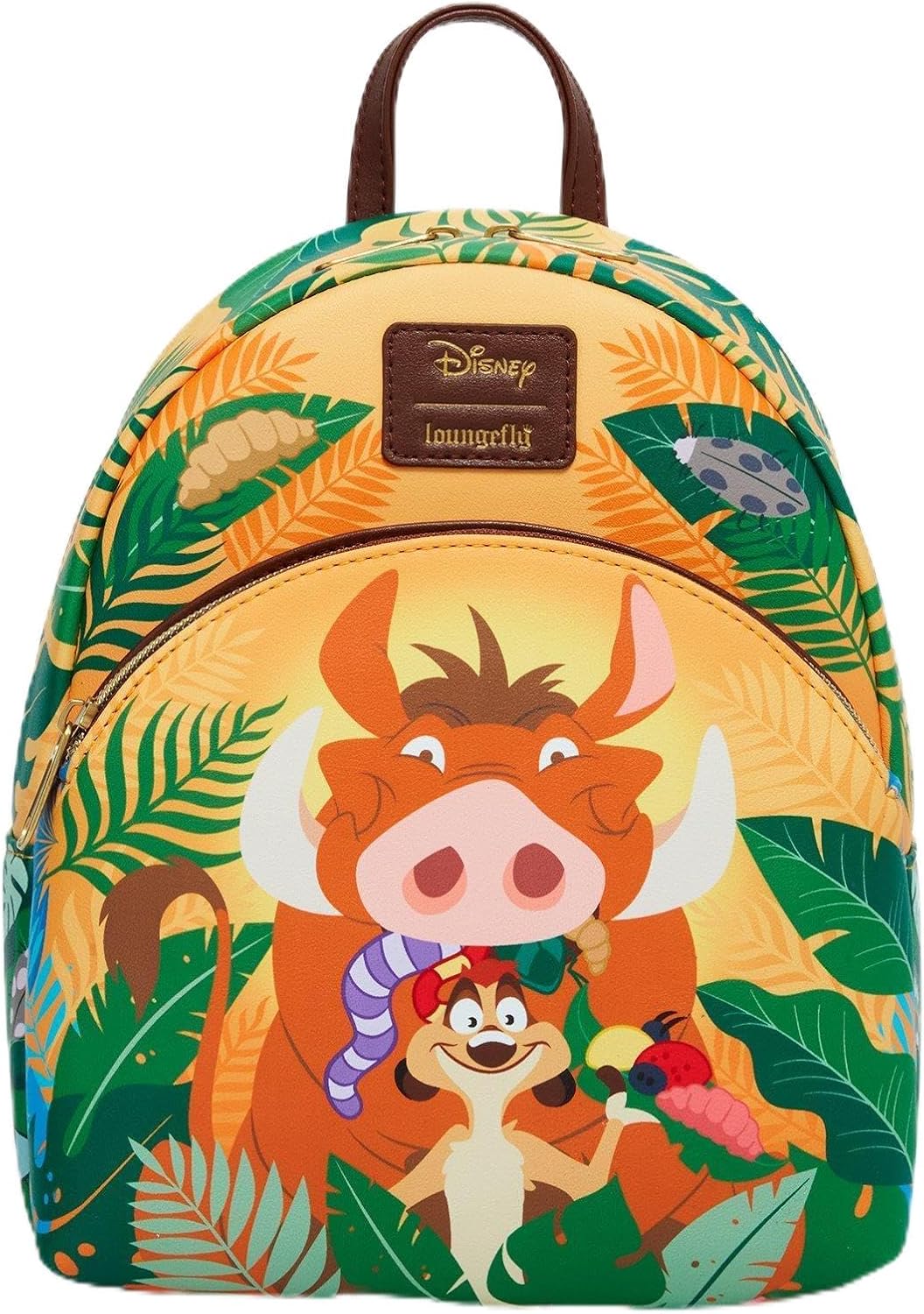 Loungefly Disney The Lion King Timon & Pumbaa Mini Backpack GREEN NONE