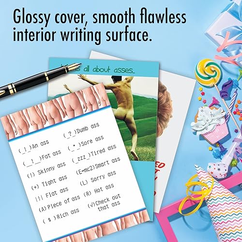 Miniatura 6 de NobleWorks - 10 divertidas tarjetas de cumpleaños en caja - Fotos de humor surtidas, dibujos animados, tarjetas de felicitación de cumpleaños a