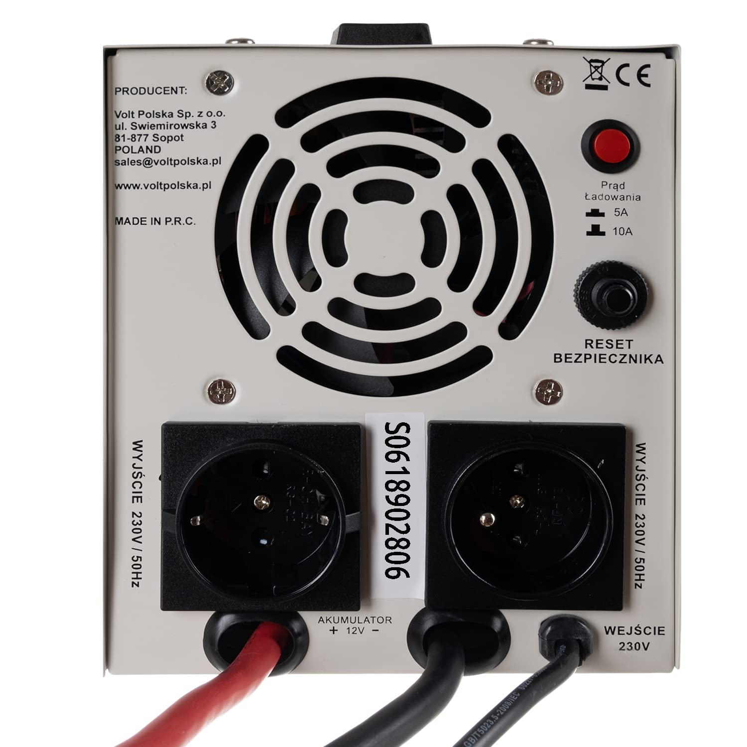 Volt – Off – Griglia Inverter della Charger Inverter sinuspro-500E 12 V/240 V AVR UPS