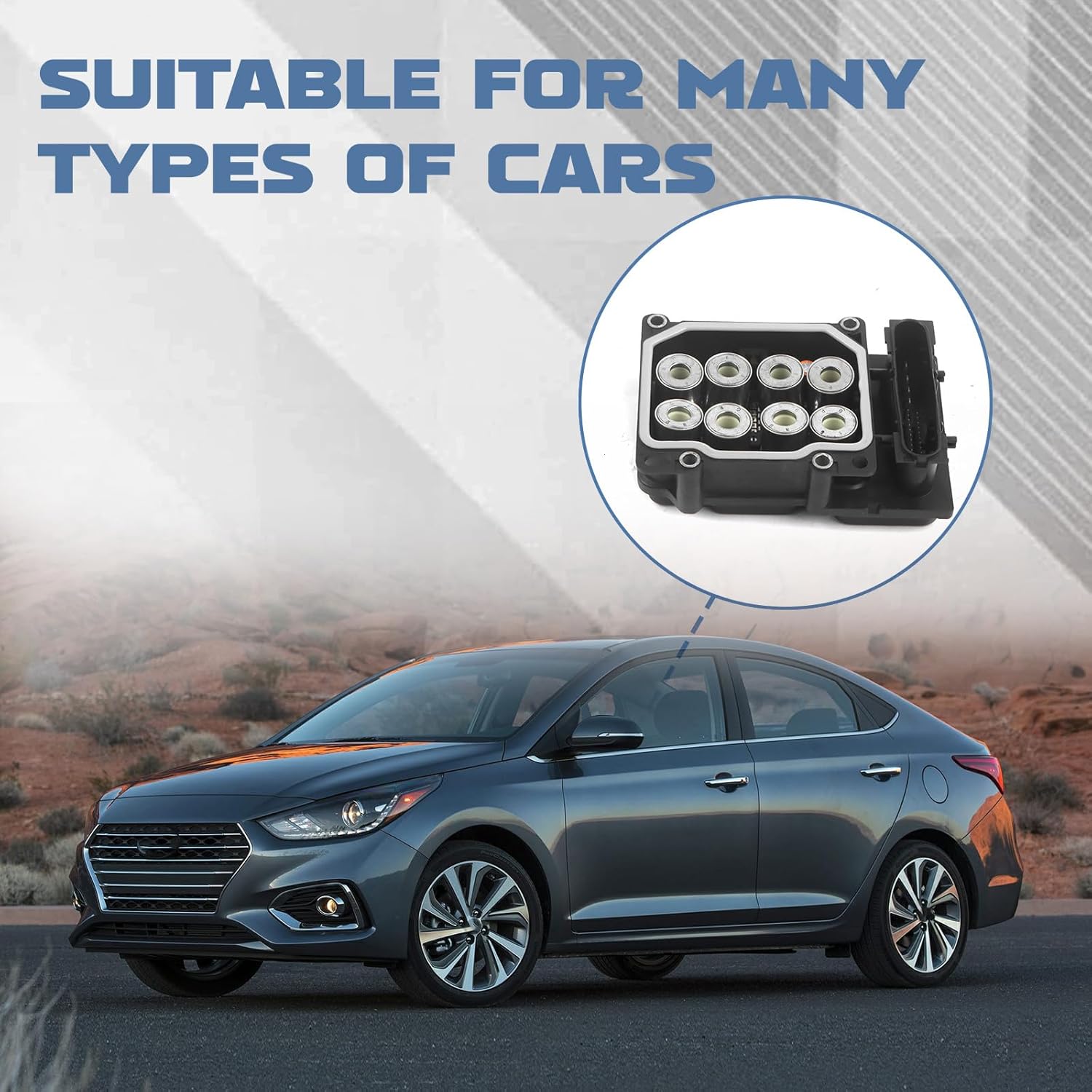 0265800534 ABS Pump Control Module Compatible with 2007 2008 2009 Camry, Anti Lock Brake Actuator Control Module Replace# 44050-06070 44050-33240