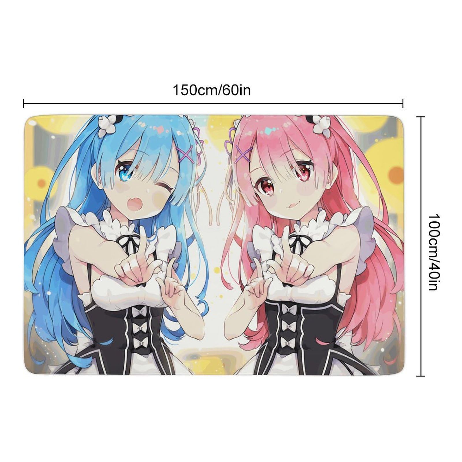 Amazon.co.jp: カーペット ラグ 可愛い アニメ柄 Reゼロから始める異