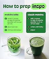 Vista 2 de MATCHA DNA Certified Organic Matcha Green Tea Powder (10 oz BAG)