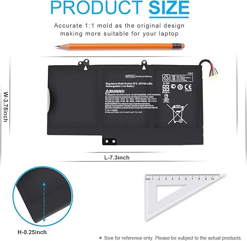 Miniatura 6 de Easy&Fine NP03XL - Batería para portátil HP Envy X360 15-U010DX 15-U110DX 15-U399NR 15-U410NR 15-U499NR 15-U483CL 15-U337CL 15T-U337CL 15T-UUUT 39.4