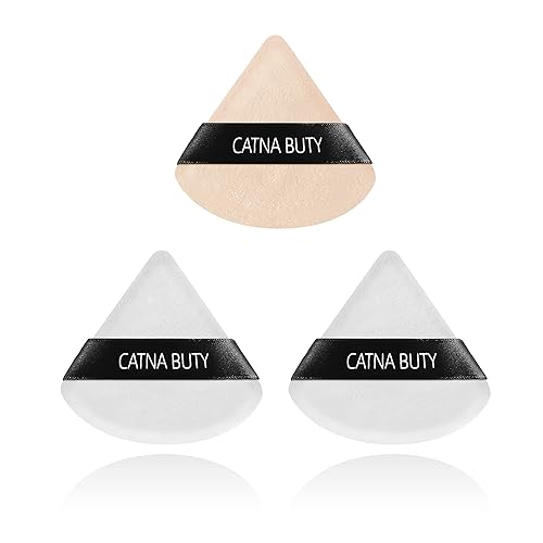 Miniatura 9 de CATNA BUTY Soplador de polvo versátil, lavable y ideal para aplicación de maquillaje natural con base líquida, crema BB, protector solar, rubor y