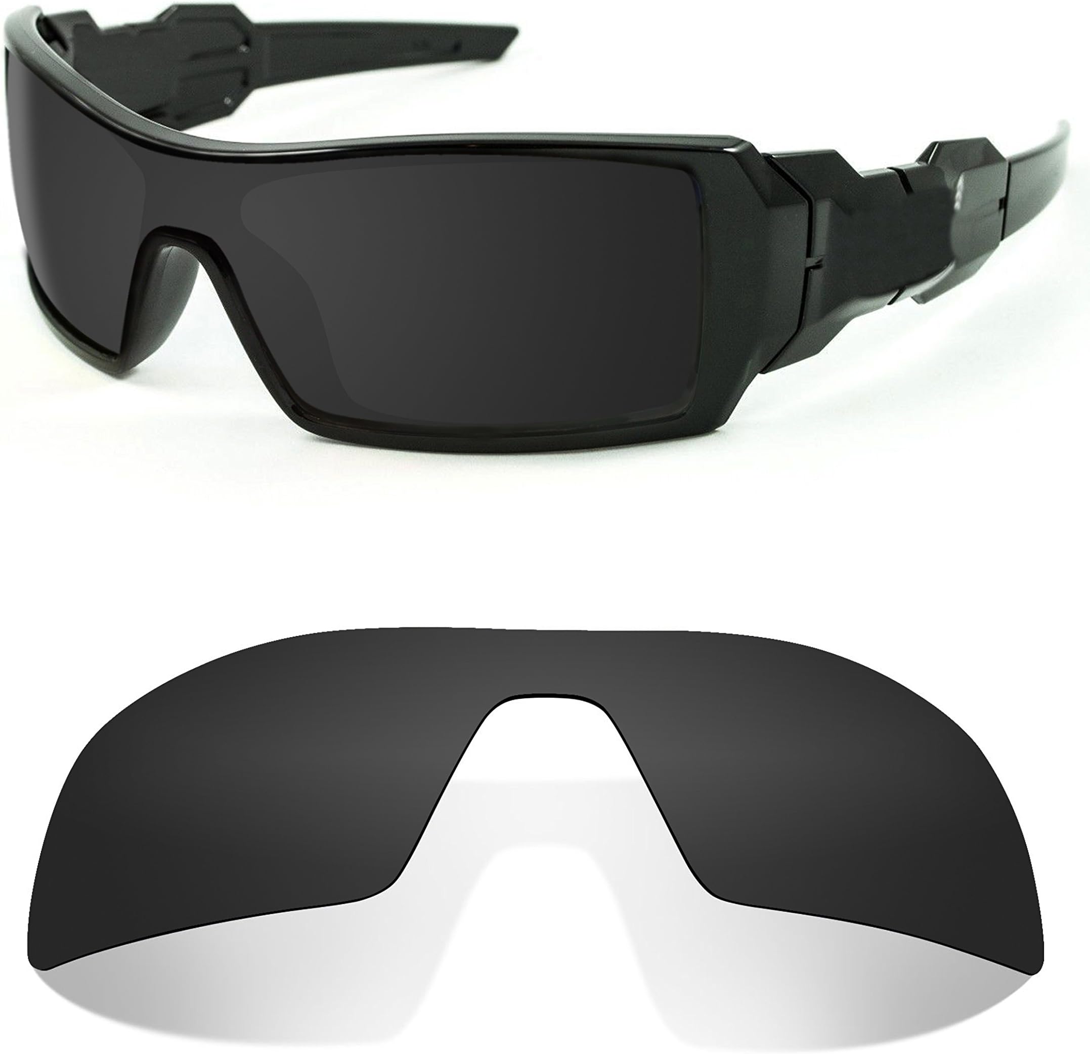 1.5mm Polarized Replacement Lenses for Oakley Oil Rig Sunglasses - Multiple Options