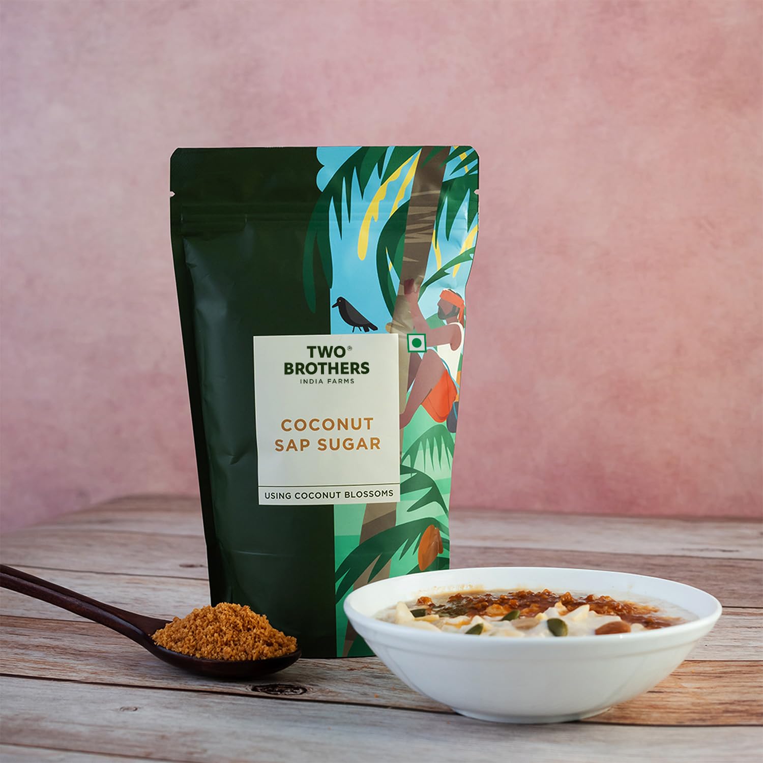 Two Brothers India Farms Coconut Sap Sugar 300gms 1