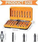 42-in-one Magnetic Ratchet Screwdriver Set, [S2 Steel] 40-Position + T-Shaped Handle, Suitable for Home use, Automobiles, Bicycles, Motorcycles, Electronic Repair - Portable Tool Storage Box.