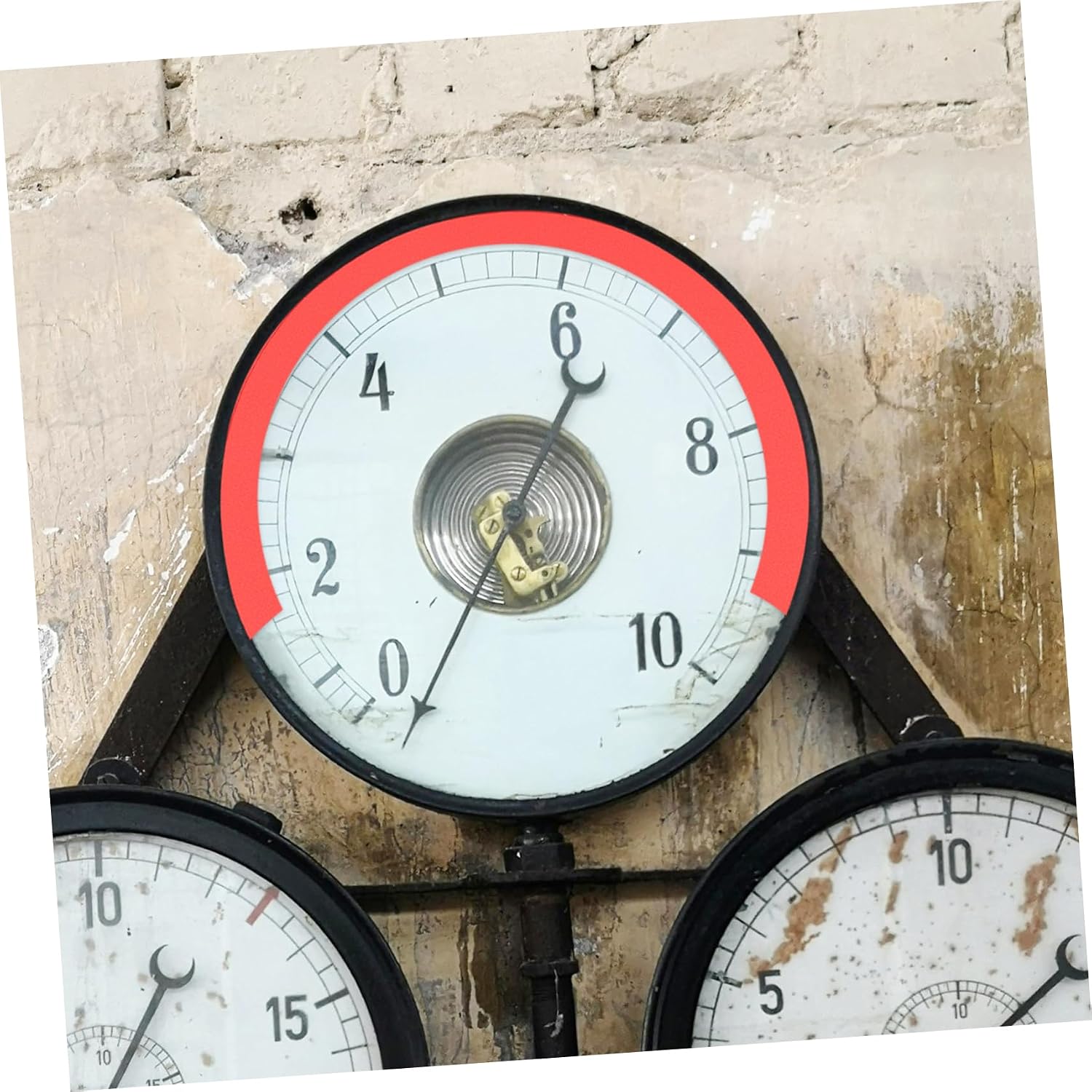 20sheets Pressure Gauge Stickers Identification Labels Adhesive Decals for Indication High Low Pressure Gauge Compatible