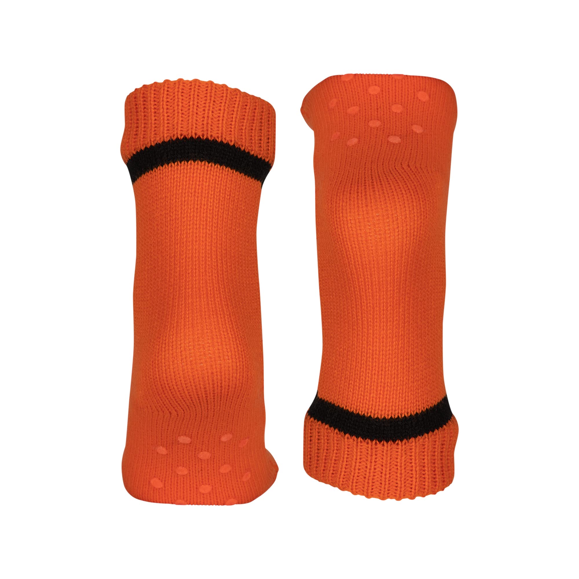 Bioworld Dragon Ball Z Chaussons confortables et moelleux pour enfants, Orange