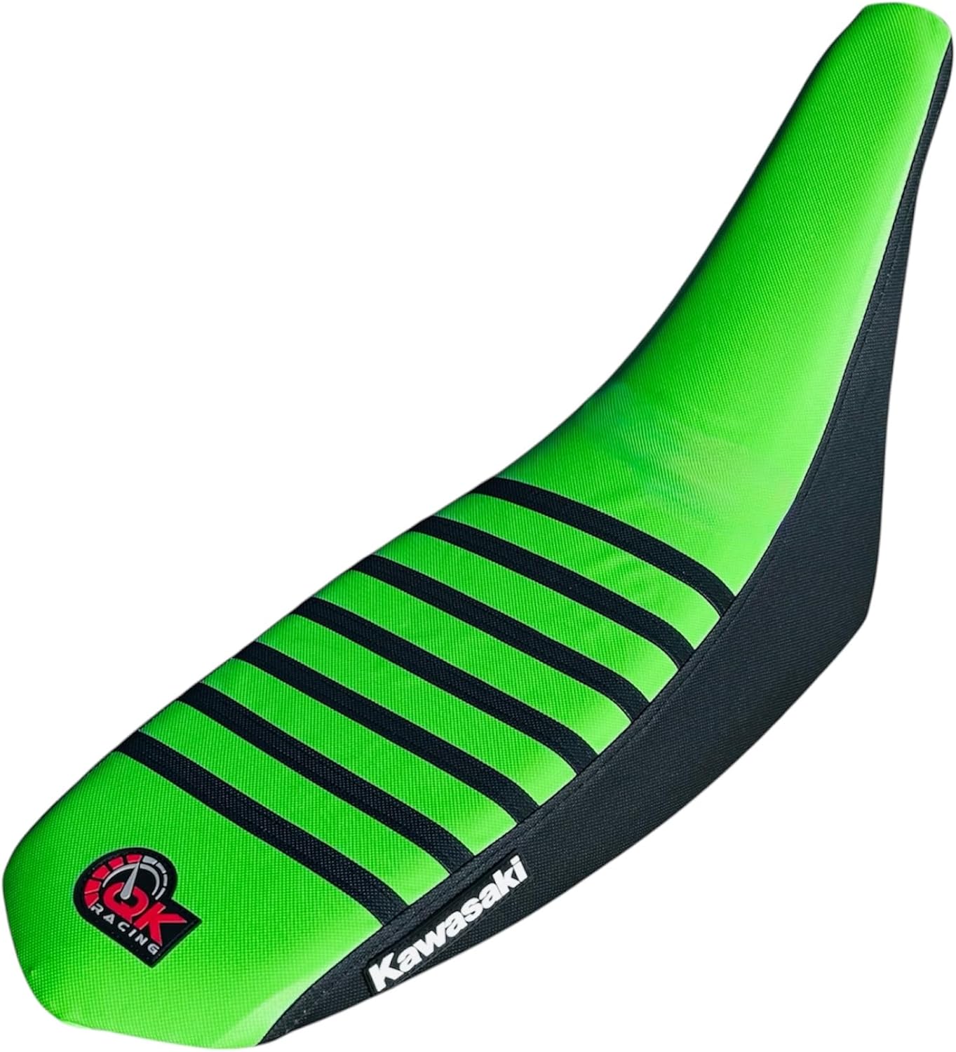 Seat Cover Compatible for Kawasaki KFX 450 Gripper Multi-Grip Seat Cover (2008-2014) - Custom-Fit Quad ATV Seat Protector in Black/Green - Premium Quality, Easy Installation, Handcrafted