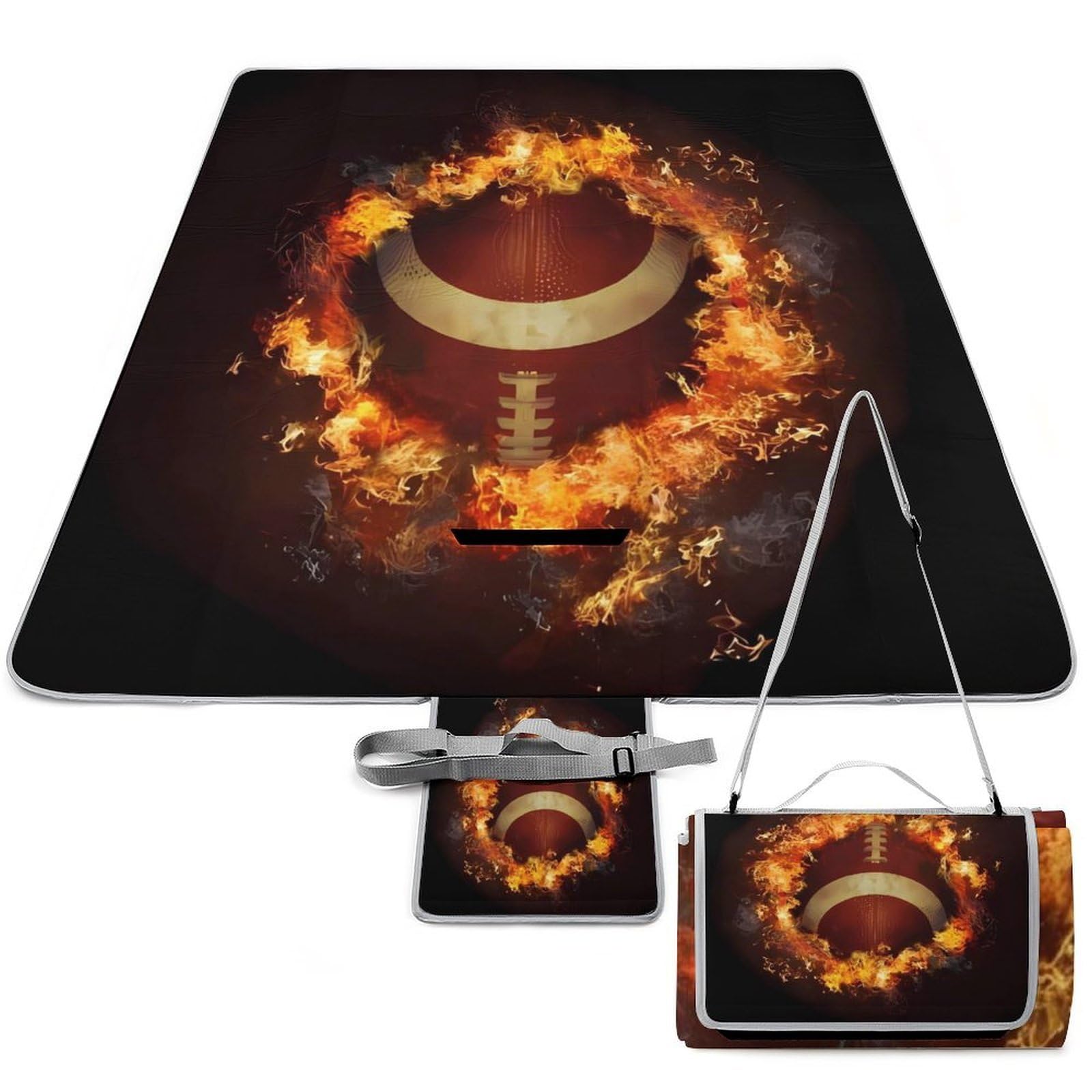 Tapis de camping pliable pour pique-nique entre amis et après-midi parc
