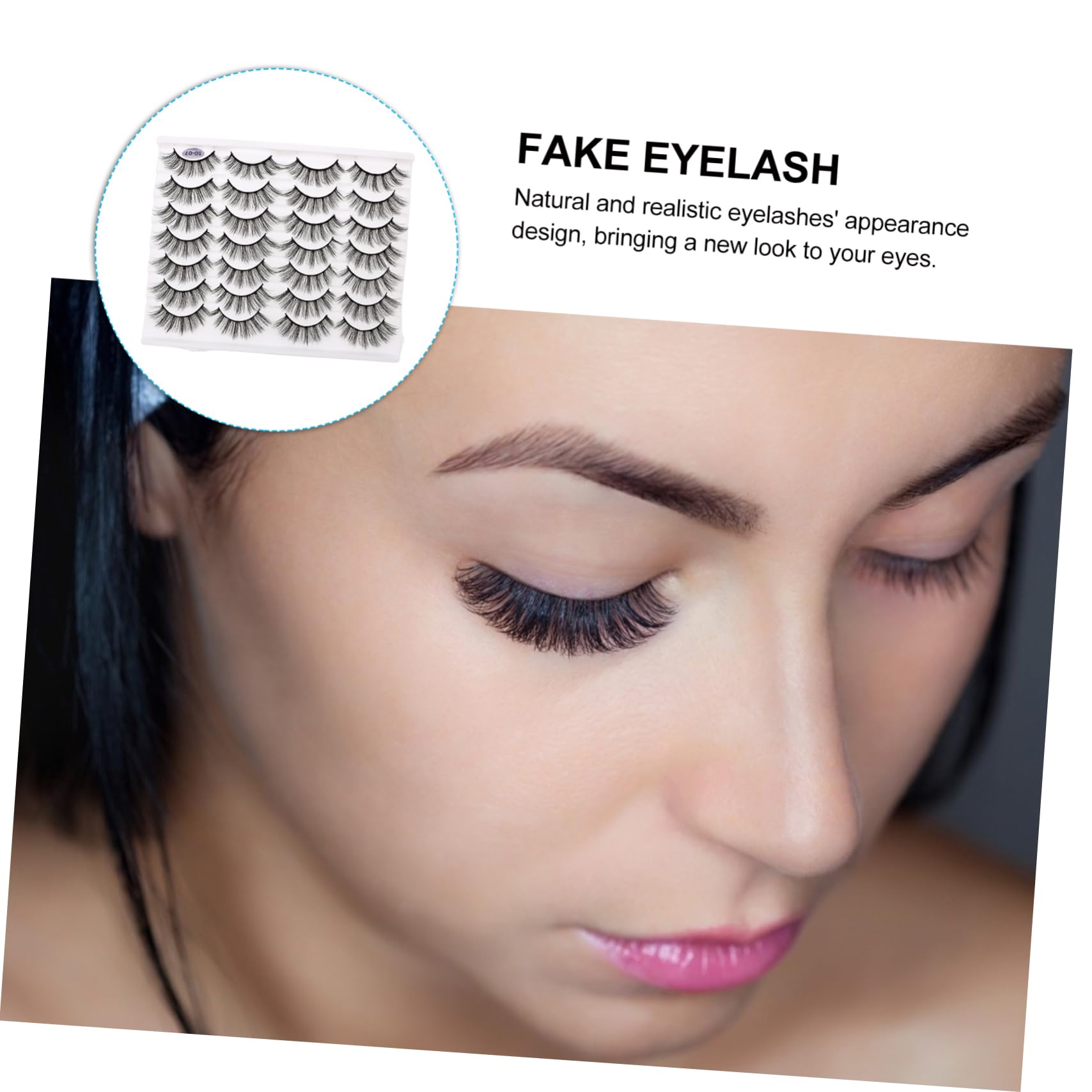 POPETPOP Pestañas Postizas Naturales Pack De Extensiones De Maquillaje Para Uso Diario y Eventos Especiales Efecto Realista y Atractivo Accesorios Cosméticos Para Mujeres