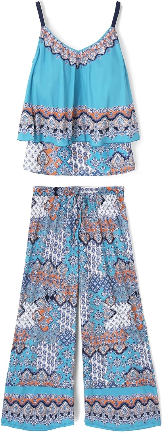 三愛水着楽園 タンキニ× ロングパンツ3点セット