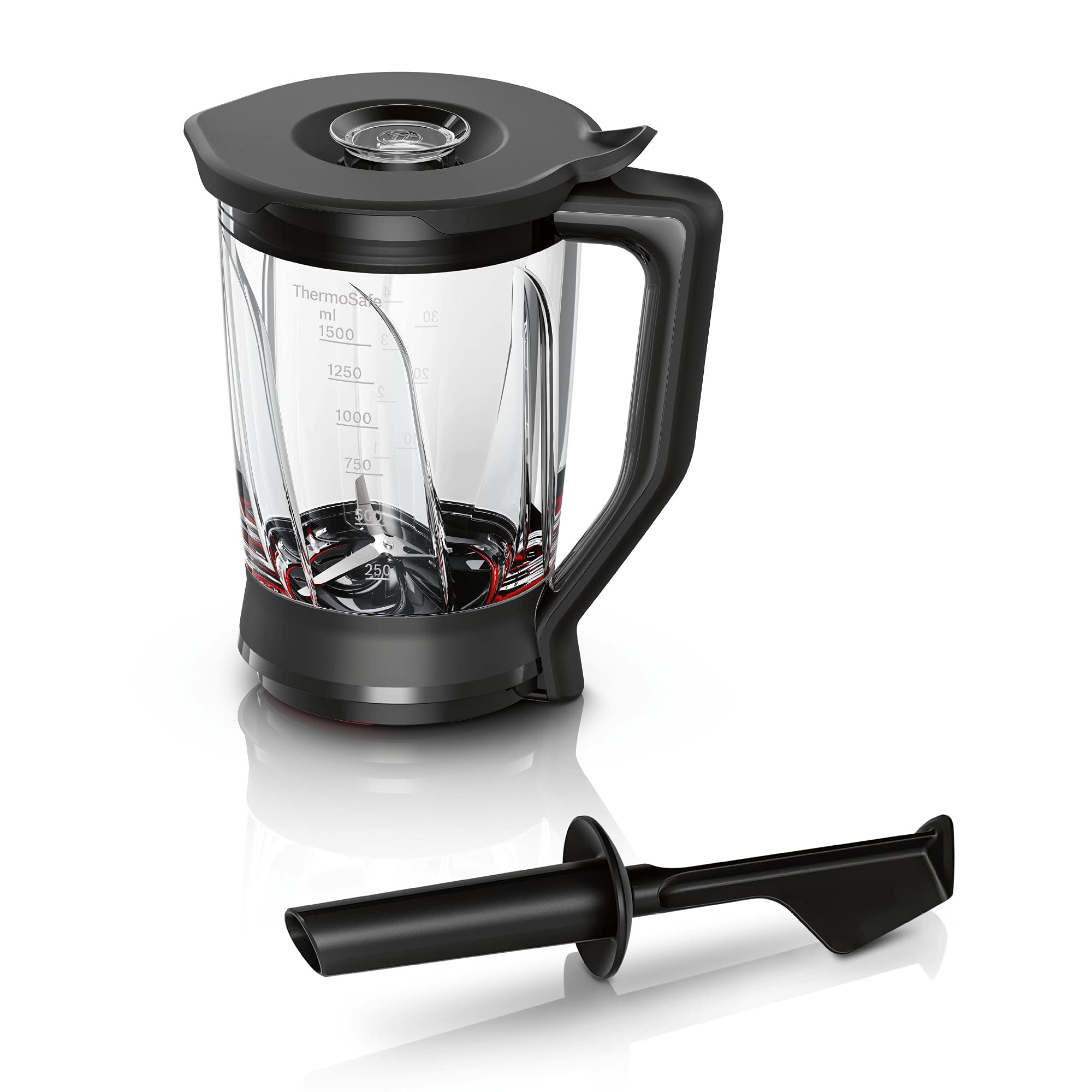 Mixeur Bosch MUZ9MX2 en Verre ThermoSafe - 2,3 L pour Smoothies et Glace Pilée