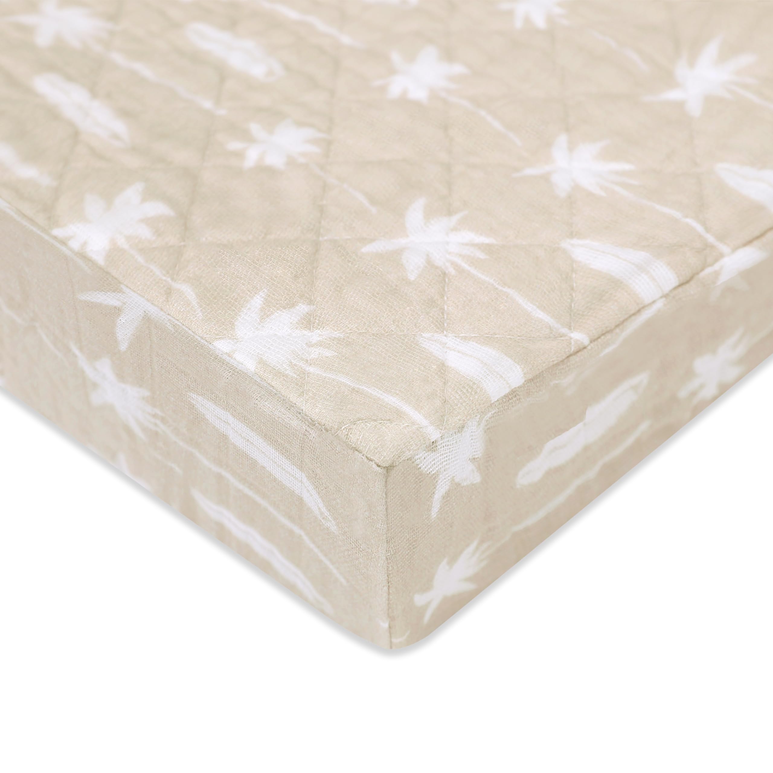 100% Quilted Organic Cotton Changing Pad Cover