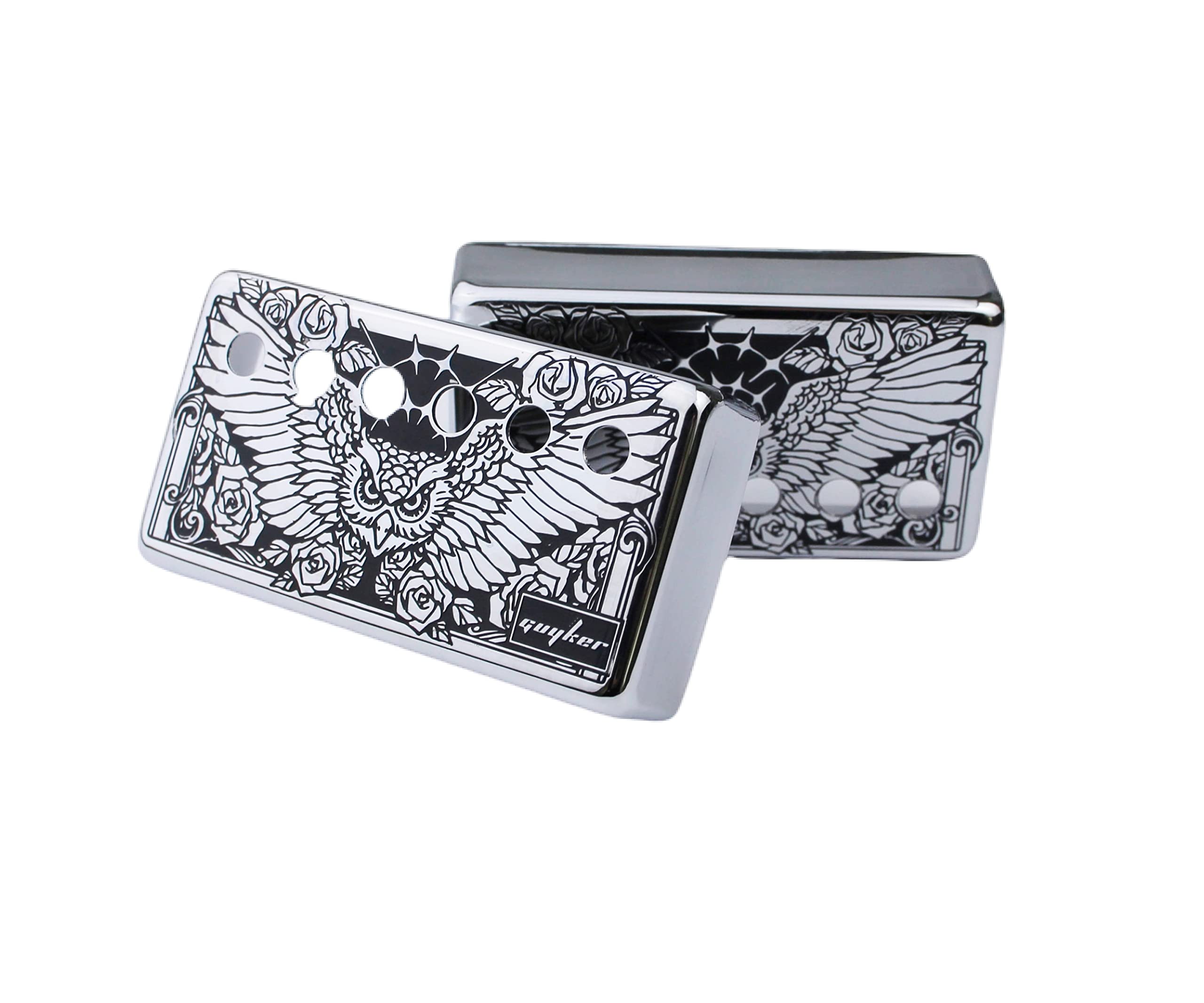 Gitarren Tonabnehmerabdeckung Cupronickel | 50mm & 52mm | Für Les Paul