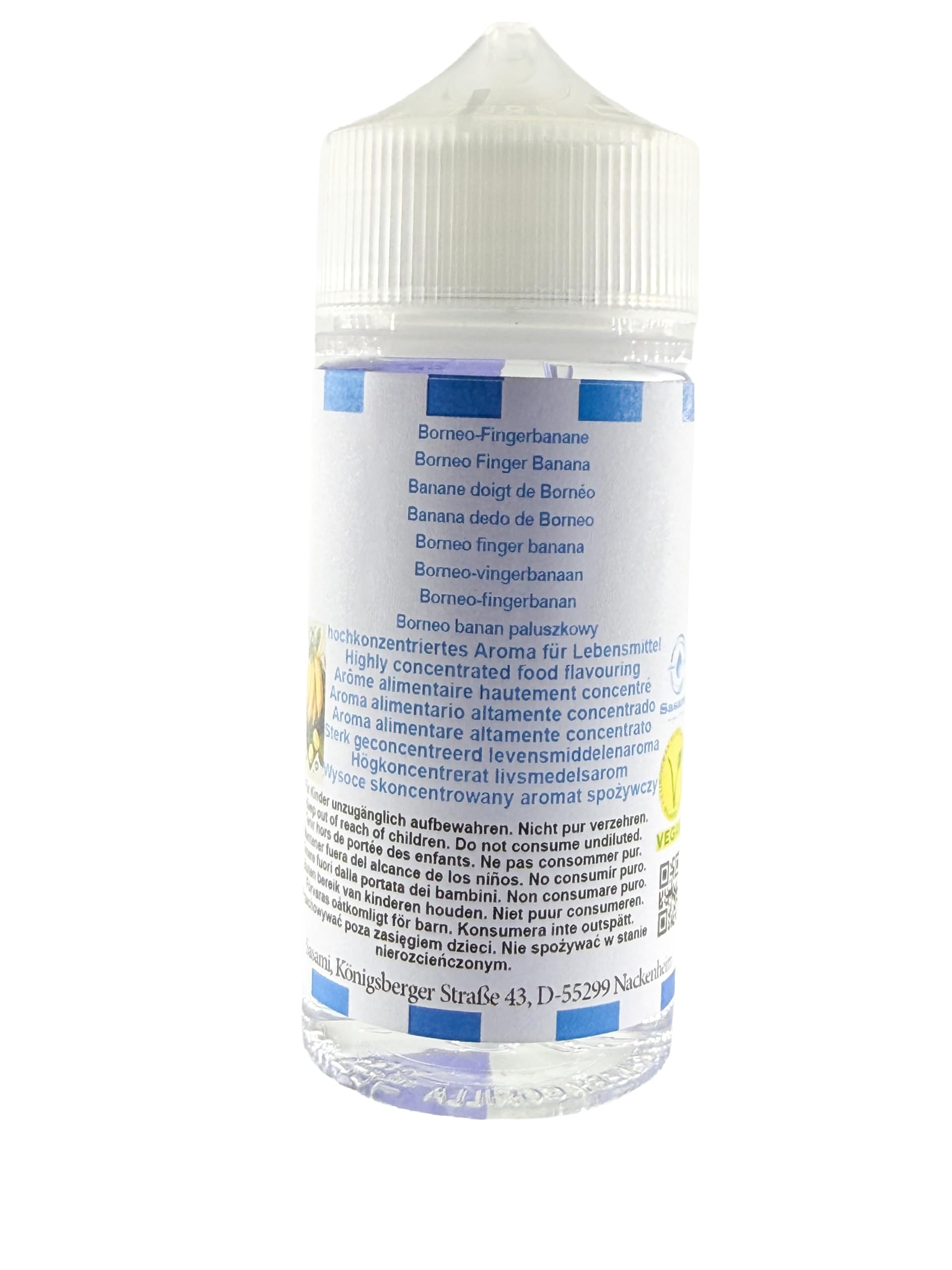 Borneo banan paluszkowy aromat koncentrat – Wegański – Sasami – 100ml