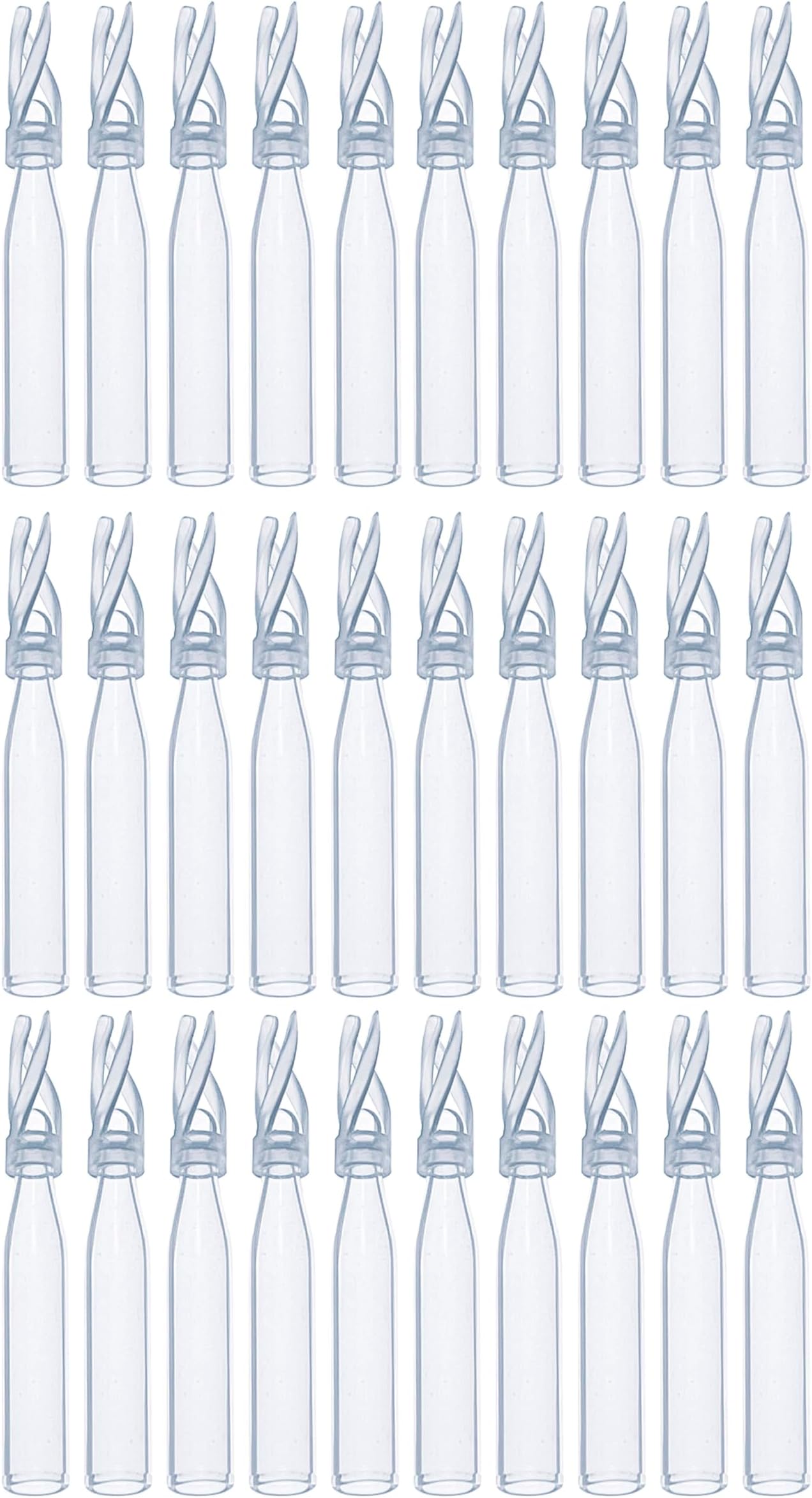 100PCS HPLC Vial Insert, 8-425 Vials Glass Inserts, 150ul Low Volume Insert, Polyspring Insert Clear Glass Fit for 2ml Autosample Vials, 5x29 mm