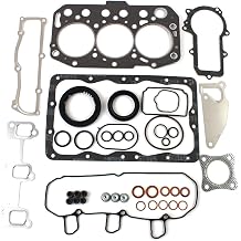 3TNM74 Engine Gasket Kit Full Gasket Set with Head Gasket for Yanmar Engine 3TNM74 Tractor SCT1 SA221 Engine Repair Aftermarket Parts