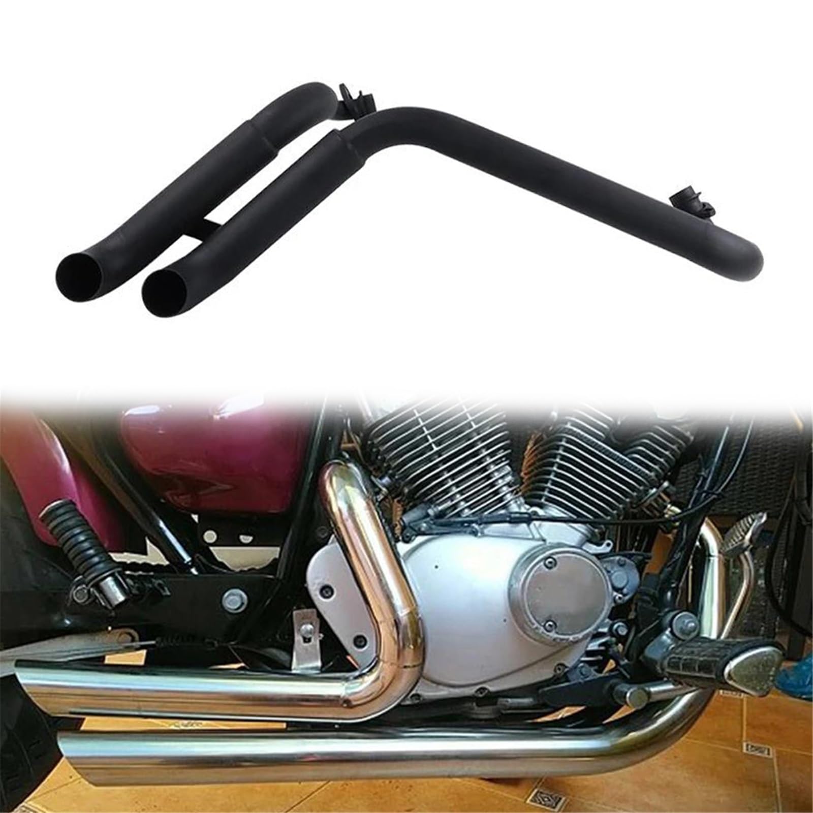 Amazon.co.jp: 排気マフラー に適合するヤマハ ビラーゴ 250 Vスター