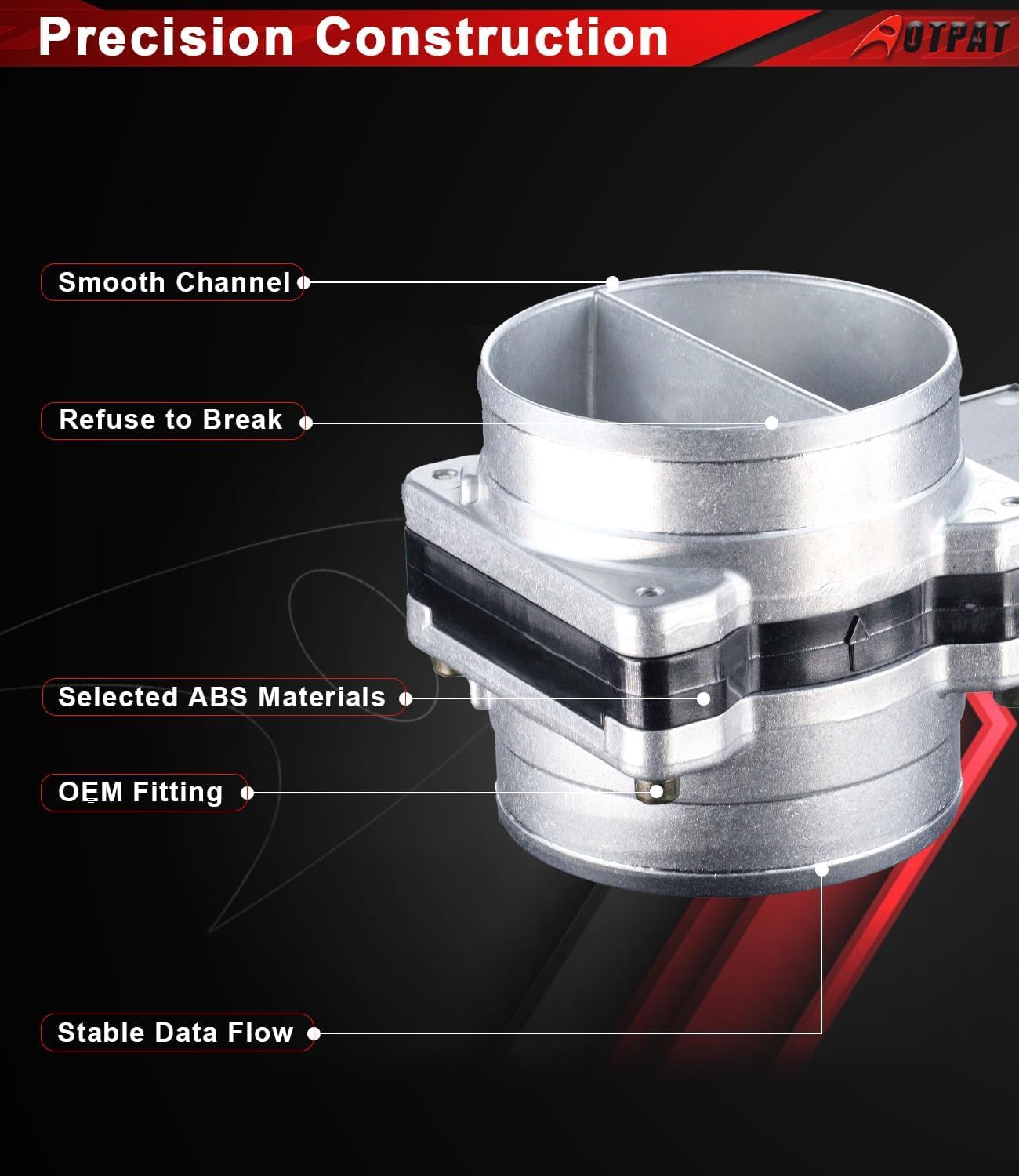 Mass Air Flow Sensor for:-Chevy Express Tahoe Camaro C1500 C2500 C3500 for:-GMC Yukon Savana for:-Cadillac Escalade for:-Pontiac Firebird, 4.3L 5.0L 5.7L 7.4L 1993-2002, Replace OE# 213-3457