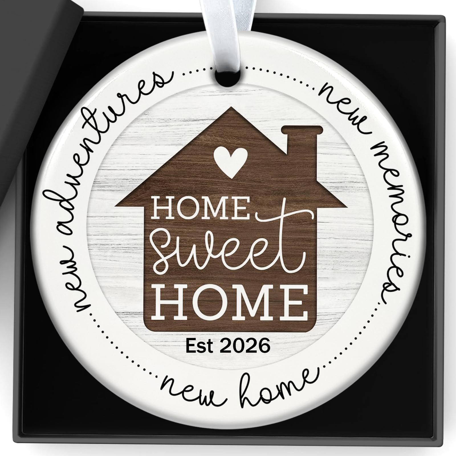 Yunvisty Women's House Warming Gifts New Home Gifts For Men Ceramic Ornament New Start Gift Box For Couples Families Teacher Companion Colleagues Homeowners Housewarming The Gift Keepsake Decorations