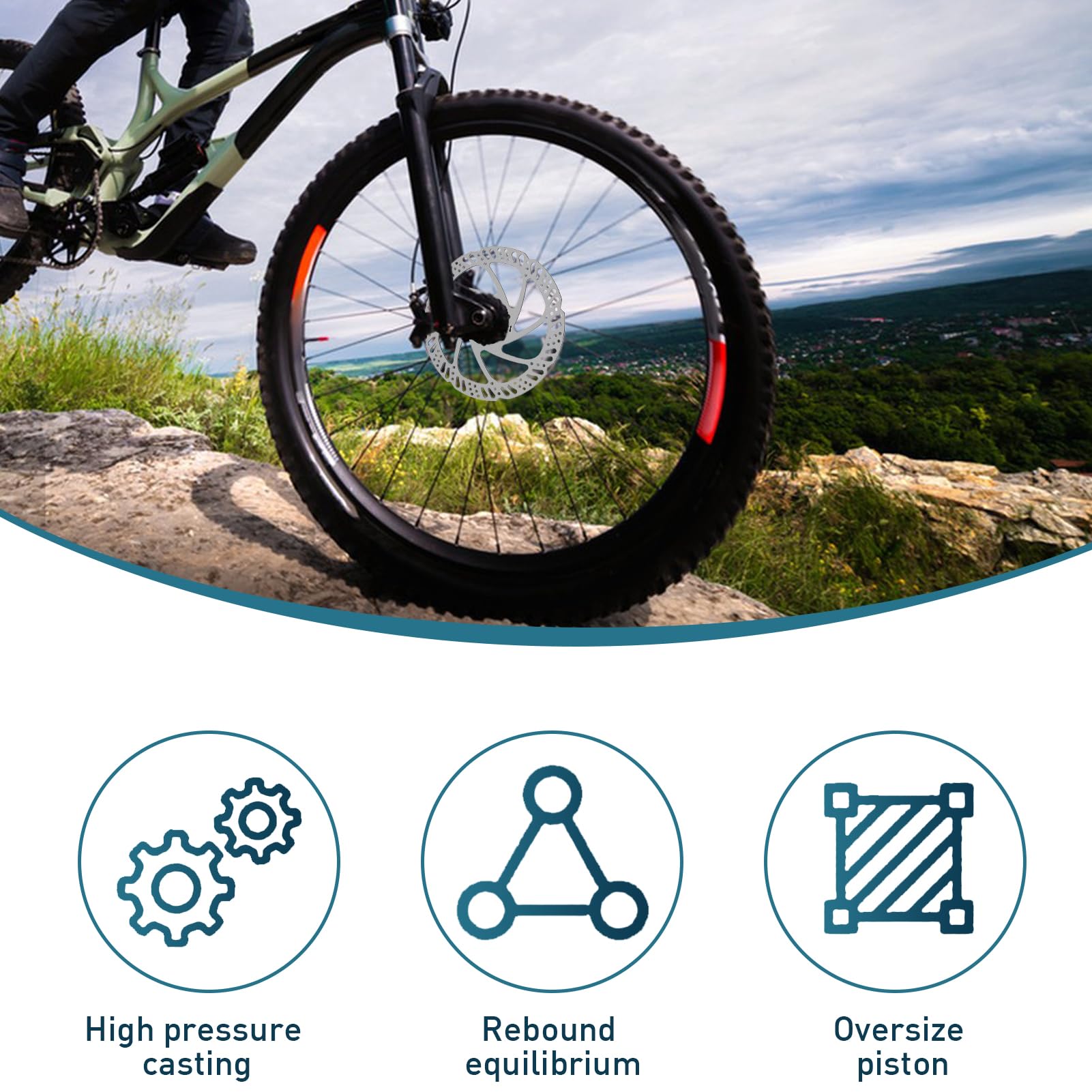 2 PCS Dischi Freno a Disco MTB 160mm in Acciaio Inox con Viti, Compatibili con Bici da Strada, Disco Freno Bici 160mm, Freni a Disco per Bicicletta, Disco Freno MTB, Argento