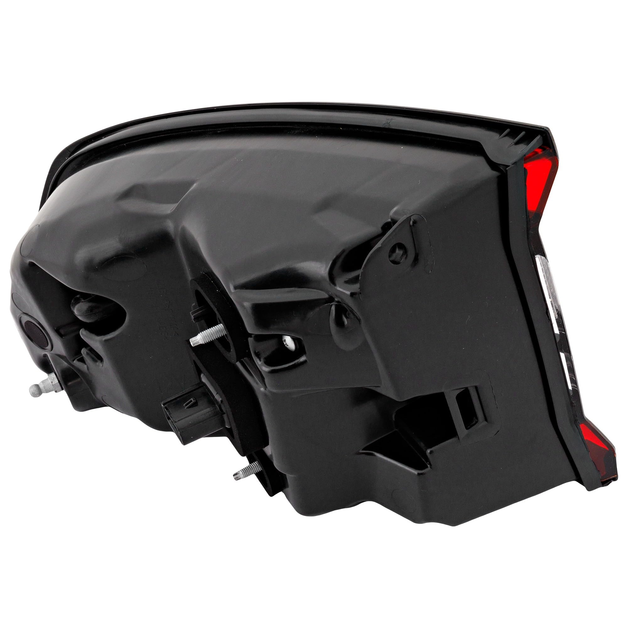 Passenger Side Tail Light Assembly – Fits 2015-2022 Dodge Charger, Red Lens, Chrome Housing, LED Ready