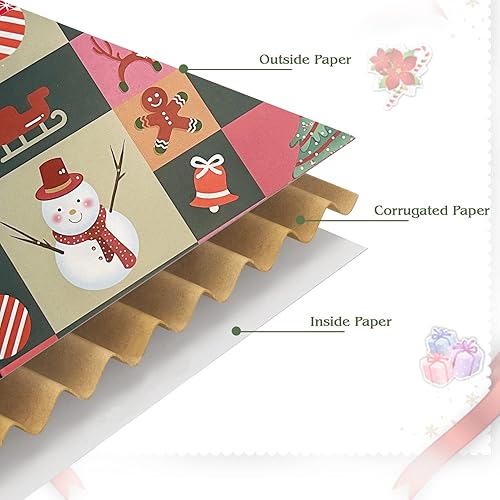 Miniatura 7 de QIANF - Paquete de 20 cajas de envío pequeñas de 6 x 4 x 2 pulgadas, cajas de regalo de Navidad con tapa, cajas de correo de cartón corrugado