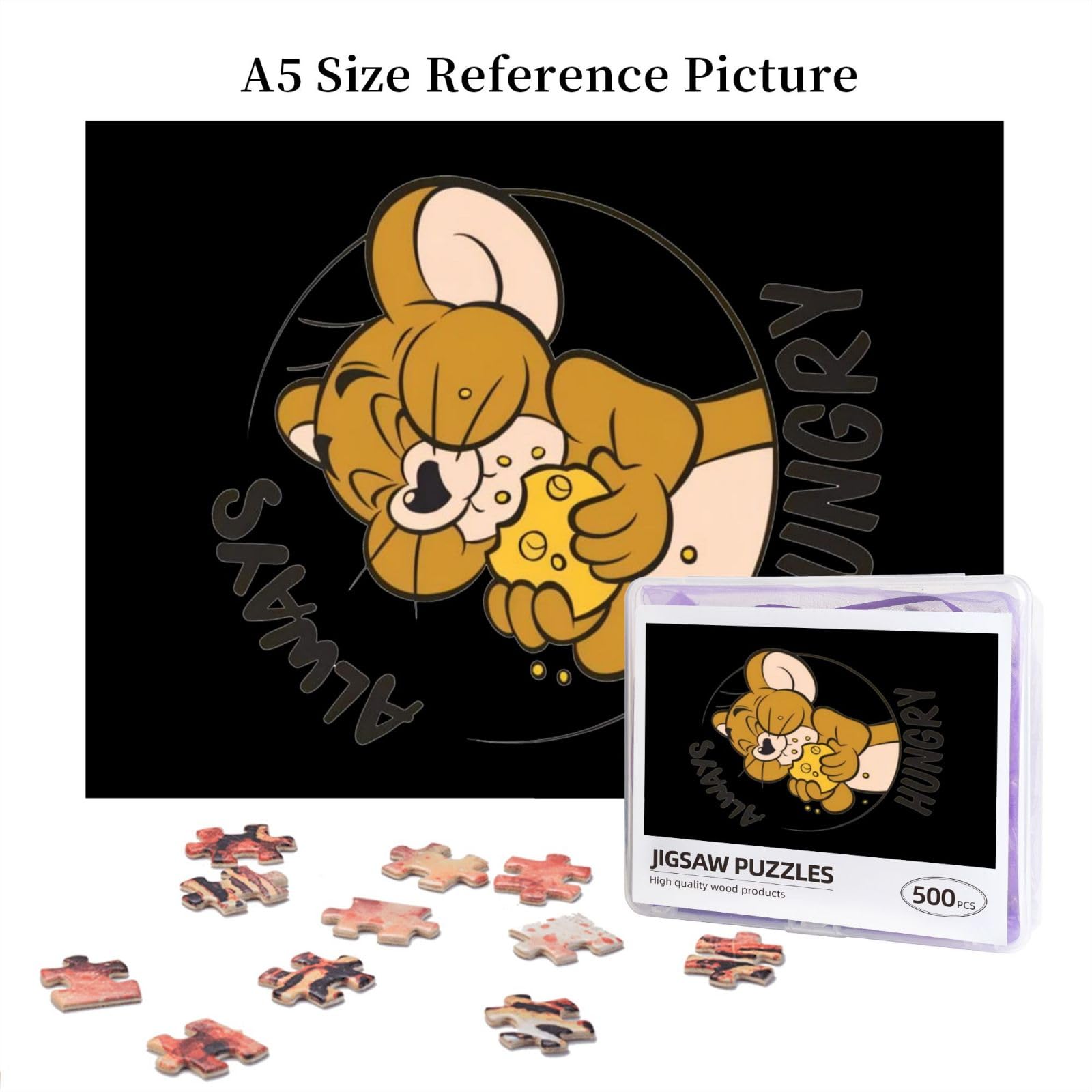 Amazon.co.jp: トムとジェリー パズル 木製 ジグソーパズル 500ピース