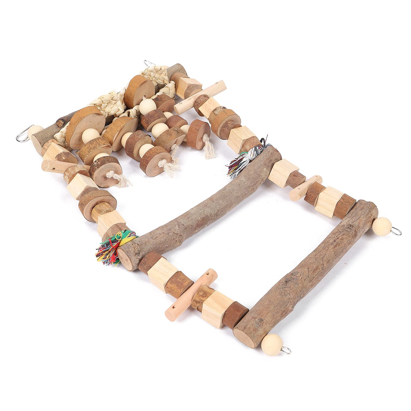 Zabawki do żucia dla Ptaków z huśtawką, Kłody 25 Cm