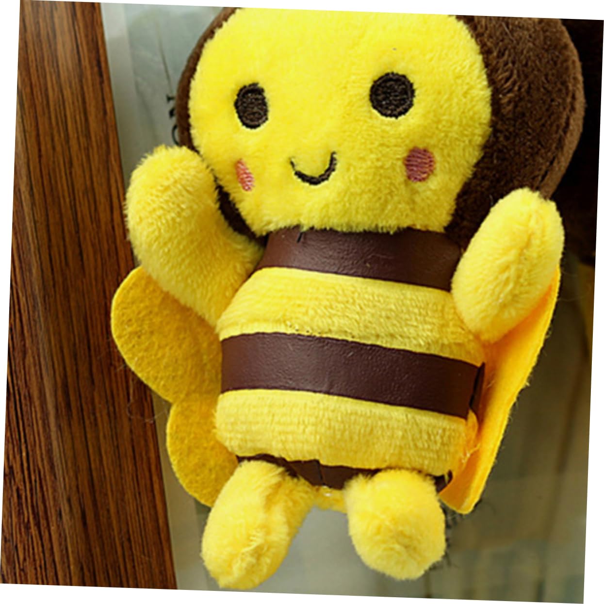 ibasenice 20 Piezas Adornos De Abeja Llaveros De Peluche Mochila Colgante De Abeja Colgantes De Abeja De Peluche Colgantes De Felpa Llaveros DIY Llavero De Abeja Decoración Adorno De Abeja