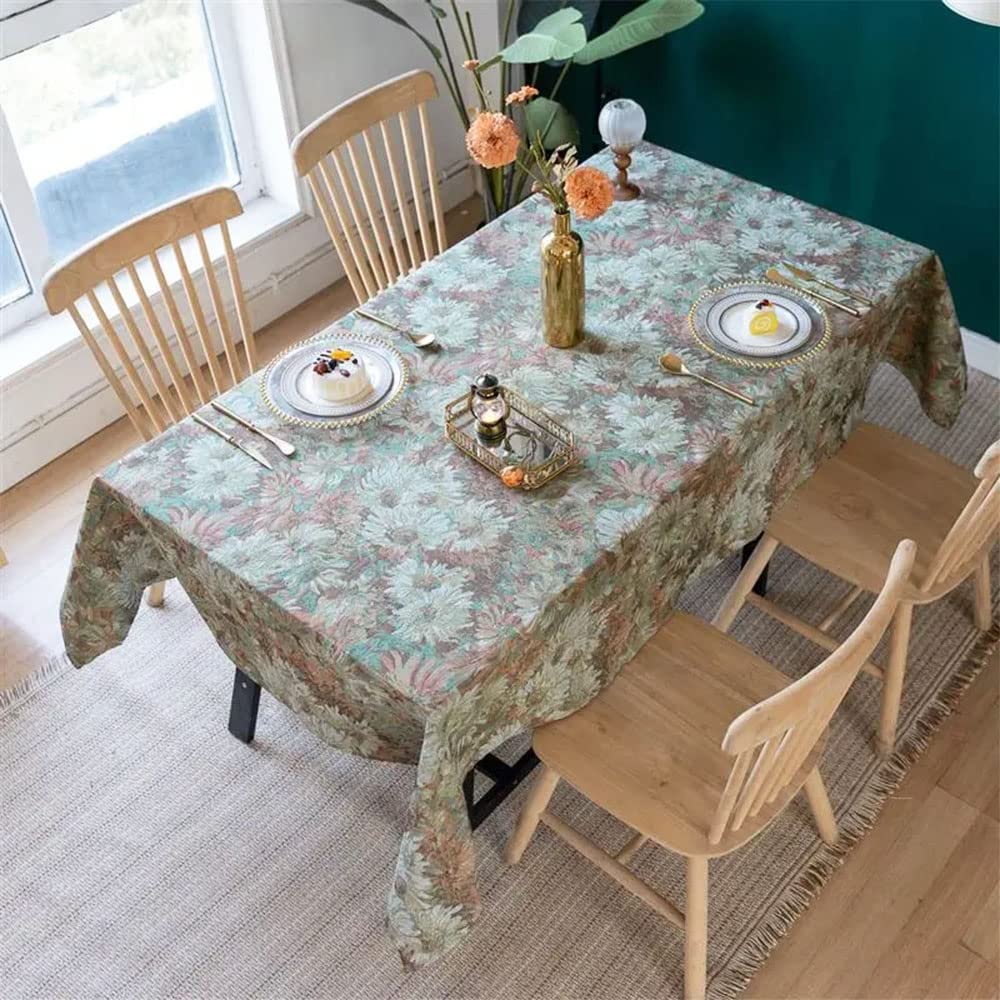 Nappe rectangulaire marguerite 241x139 cm : sublimez votre table intérieure ou extérieure