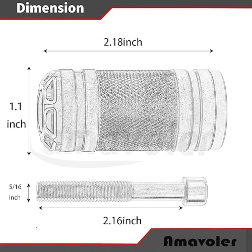 Miniatura 9 de Amavoler Palanca de cambios para motocicleta, clavijas de palanca de cambios CNC compatibles con Harley Davidson Sportster Touring Softail Street