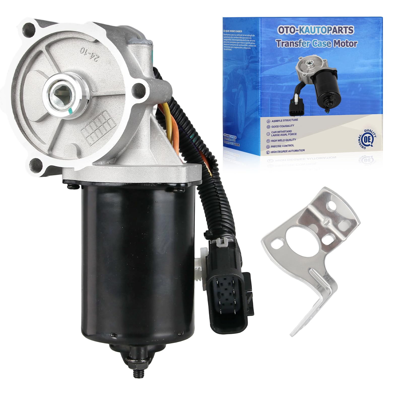 OTO-K Transfer Case Motor 4WD Compatible with Hummer H2 Ram 1500 2500 3500 Chevy Silverado Suburban Tahoe GMC Yukon Cadillac Escalade,4WD Actuator Replace#600-908 68089746AA