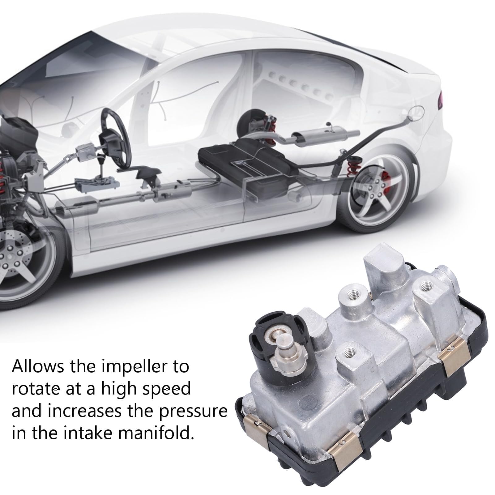 Actuador Turbo, Actuador Turbo Electrónico 6NW‑009‑420 6NW-009-420 712120 Reemplazo para Clase C E GL M R