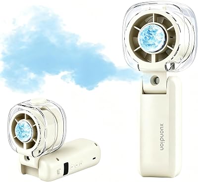ZVD Ventilateur brumisateur de poche rechargeable