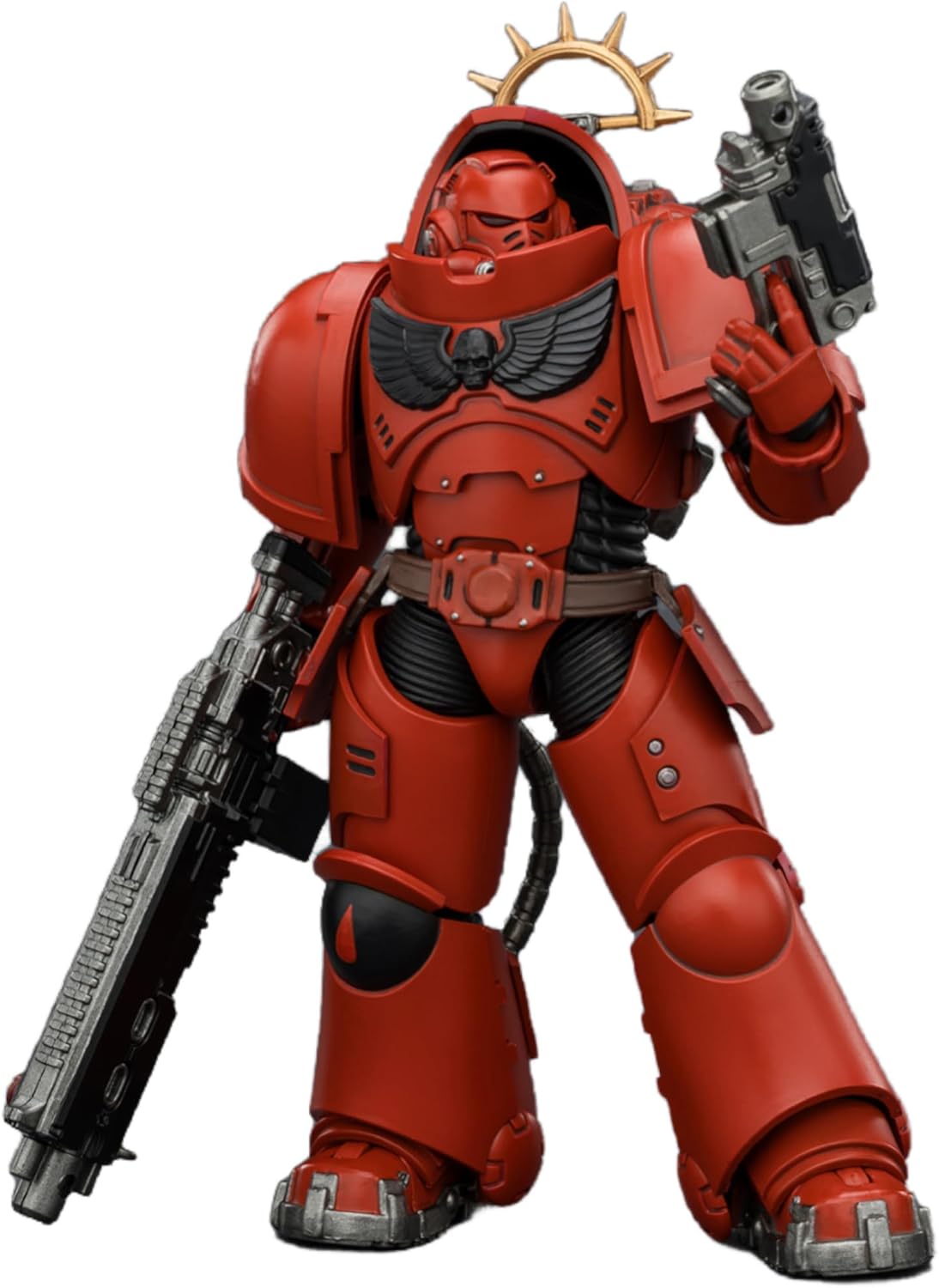 JOYTOY Warhammer 40k Blood Angels 1/18 Action Figure Game Edition Blood Angels Heavy Intercessor Collectible Gifts,Toys for Kids 15+ and Adults 5-inch