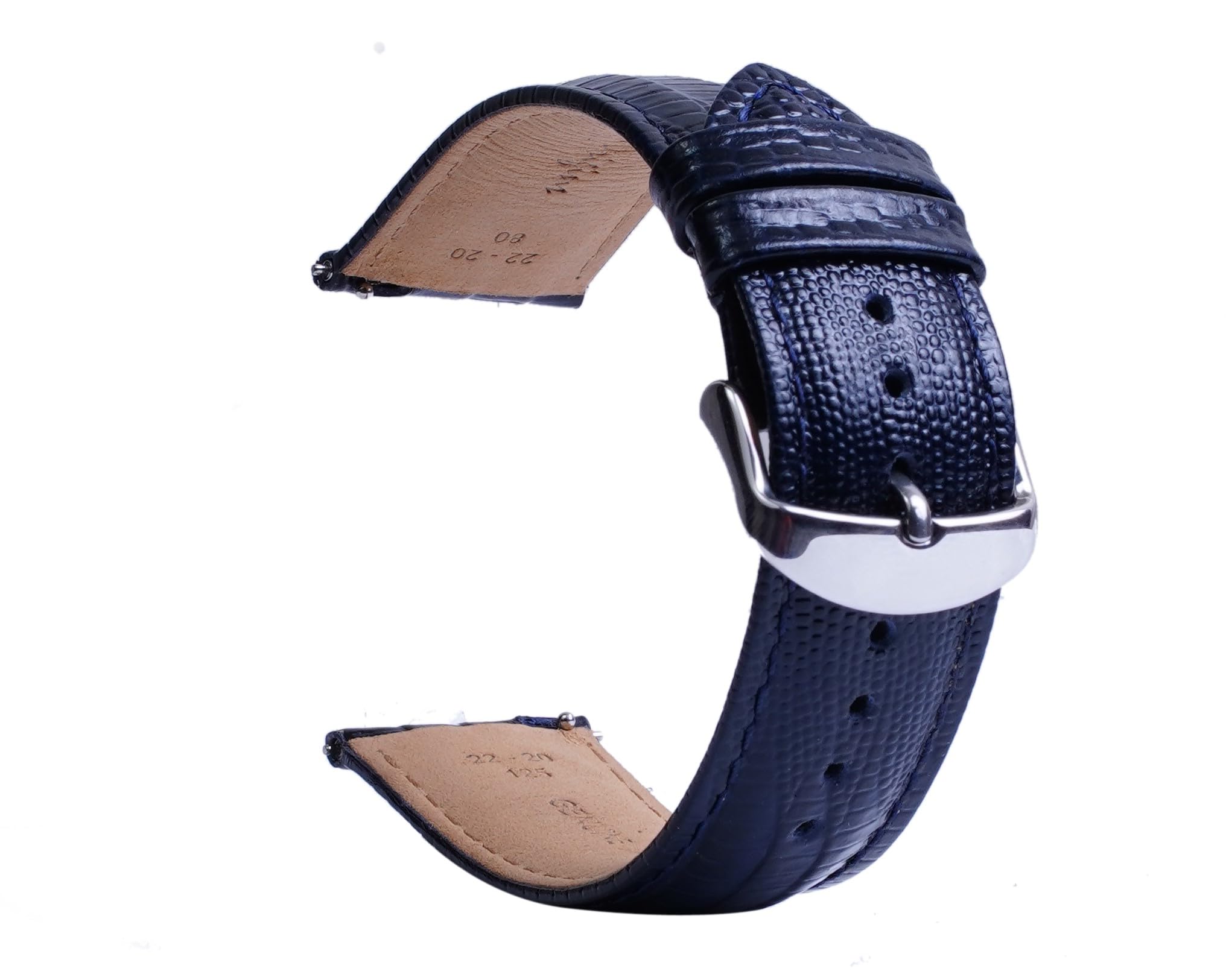 Bharat Origins Quick Release Navy Blue Leather Watch Bands 18mm 20mm 22mm for Samsung Galaxy Huawei Fossil Amazfit OnePlus Seiko Casio Citizen Emporio Armani Watches (B0D1MPN4RV) Amazon Price History, Amazon Price Tracker