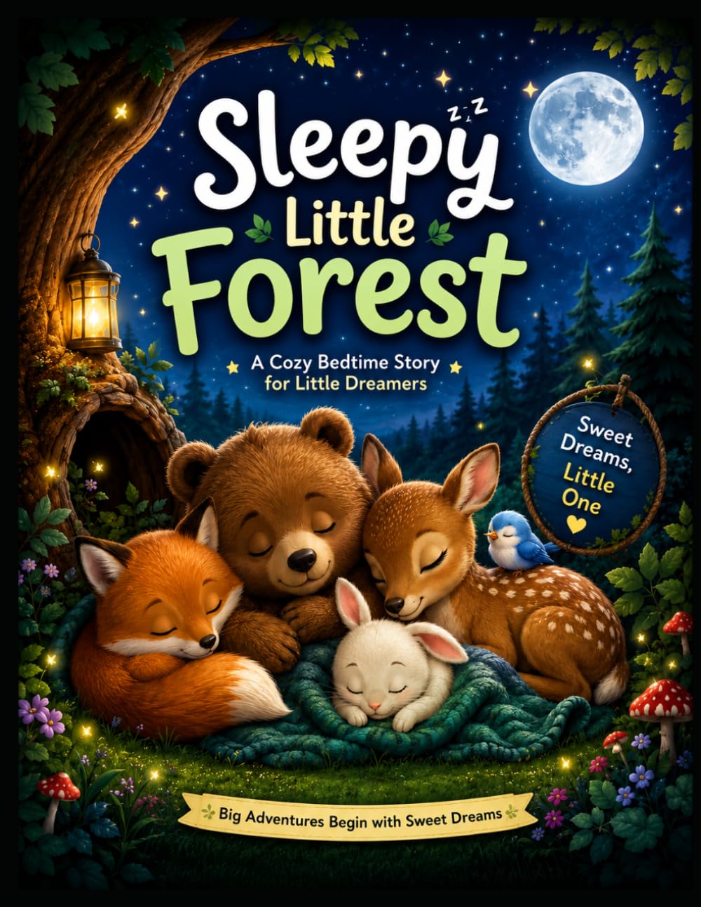 The Sleepy Little Forest: A Gentle Bedtime Story for Calm Dreams (Series Name: Dreamy Bedtime Tales)