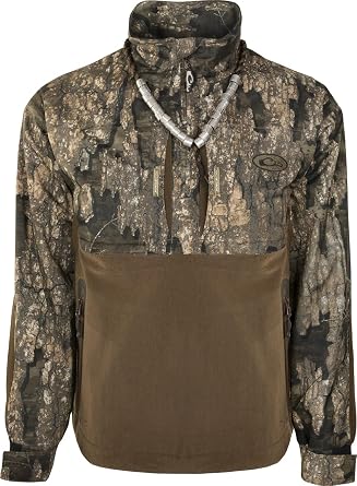 Drake Guardian Flex 1/4 Zip Eqwader Wading Jacket, Shell Weight