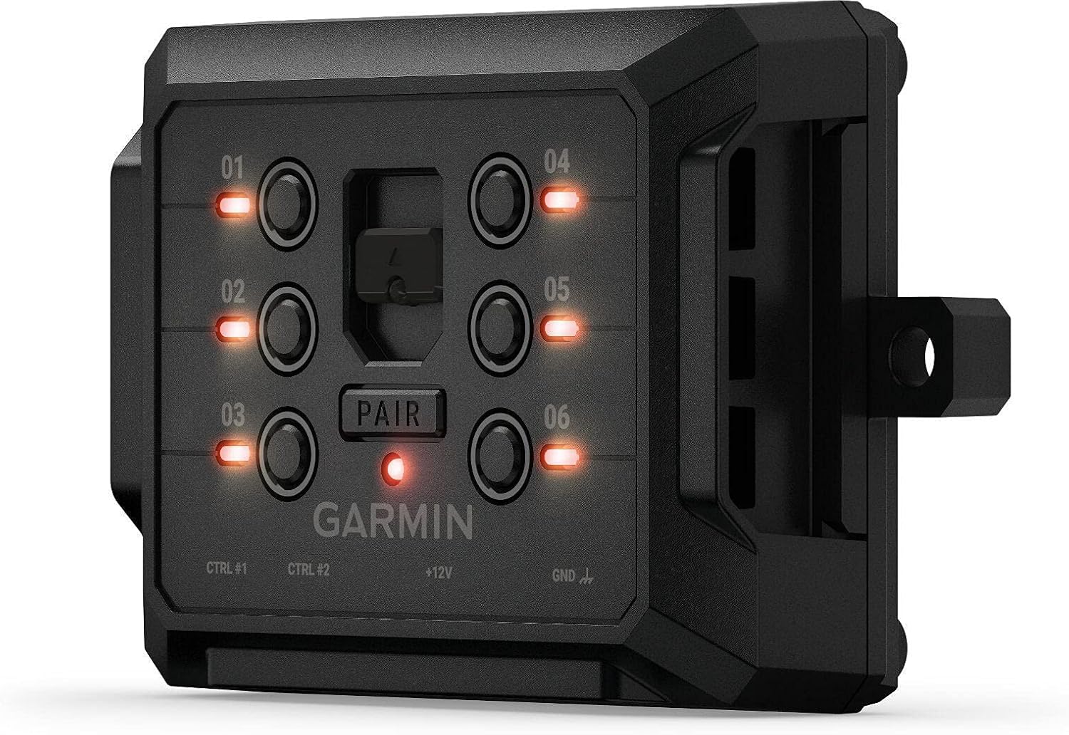 Garmin PowerSwitch, 6 Gang Compact Digital Switch Box, Requires Compatible Garmin Navigator or Smartphone, Switch Panel for Car SUV UTV ATV Caravan Boat Marine