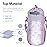 sportsnew Water Bottle Holder with Strap 32oz 40oz Insulated Water Bottle Carrier Sling Bag with Phone Pocket Tumbler Bag Cup Sleeve Crossbody Pouch for Walking Hiking Travelling Carrying, Purple