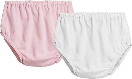 City Threads Baby Girls Boys Diaper Covers Bloomers Cotton Soft Comfortable Durable Made in USA 2-Pack