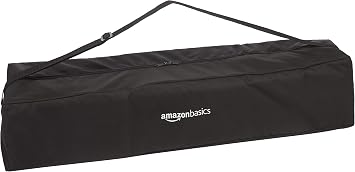 Amazon Basics Six Player Croquet Set with Wooden Mallets and Carry Case, Portable Party Game, Black